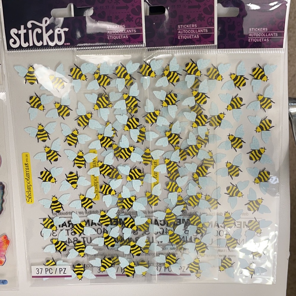 Stickers! Tress! Bees? Butterflies, peacocks! - Picture 9 of 10